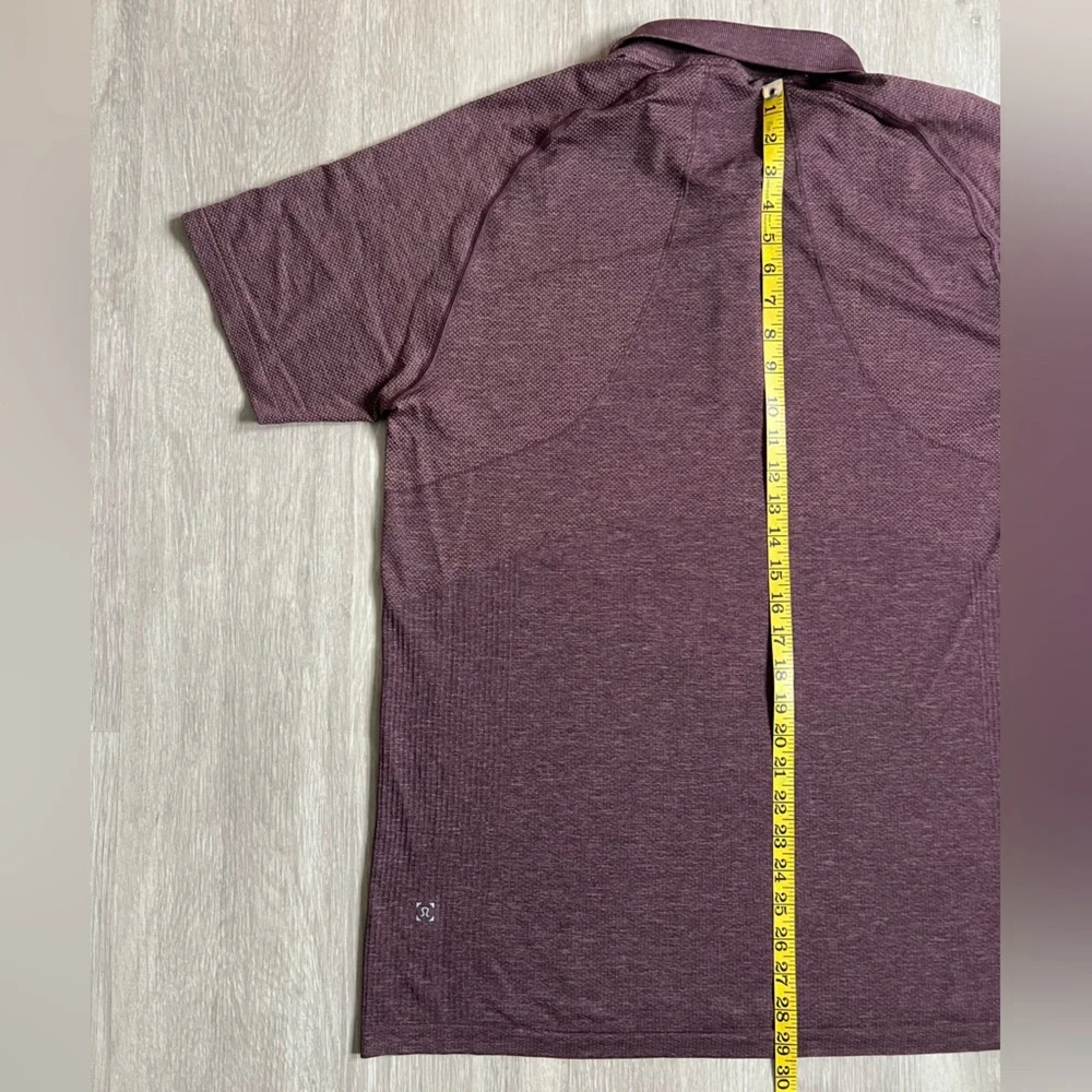 lululemon athletica Burgundy Polo Shirt - Picture 6 of 6